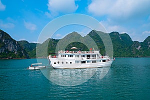 Cruise boat in Halong Bay