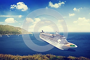 Cruise Destination Ocean Summer Island Concept