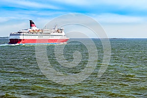 Cruise ferry in Helsinki, Finland