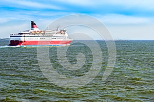 Cruise ferry in Helsinki, Finland photo