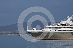 Cruise leaving the port of the city of Coquimbo photo