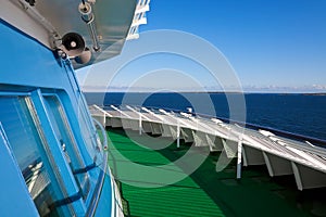 Cruise liner deck