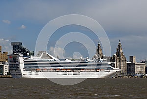 Cruise Liner in Liverpool