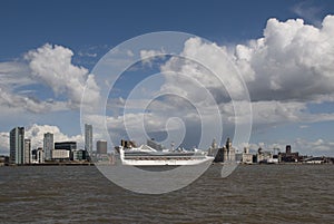 Cruise Liner in Liverpool