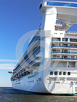 Cruise liner stern photo