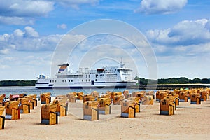 Cruise liner in Travemunde