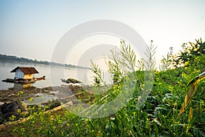 The cruise on the Mekong River .