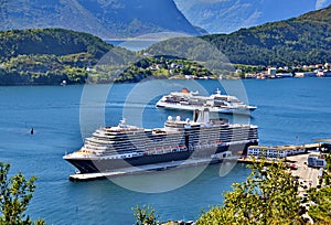 Cruise Port in Alesund, Norway