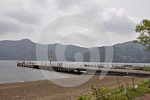 Cruise Port at Lake Ashi of Hakone City in Japan