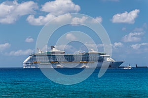 Cruise Ship Adventure of the Seas in George Town, Grand Cayman Islands, United Kingdom, BWI