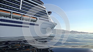 Cruise ship animation