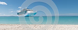 Cruise ship background.