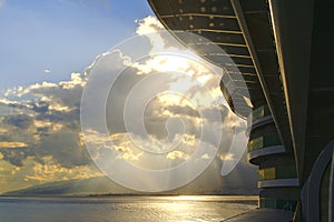 Cruise Ship Balcony Scene