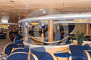 Cruise ship bar interior