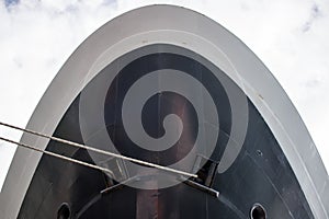 Cruise ship bow