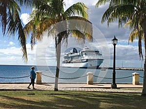 Cruise Ship Celebrity Summit In St. Croix Virgin Islands
