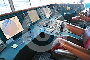 Cruise ship control panel