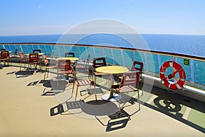 Cruise ship deck