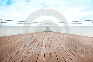 Cruise ship deck