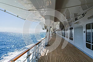 Cruise Ship Deck on cruise ship