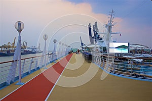 Cruise ship deck