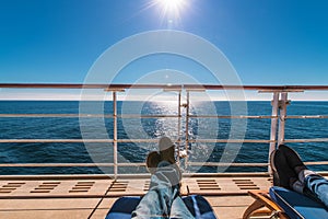 Cruise Ship Deckchairs Relax