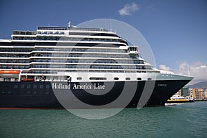 Cruise Ship Eurodam in Trapani Harbour