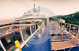 Cruise Ship Exterior, Caribbean