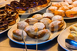 Cruise ship food buffet