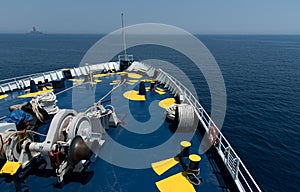 Cruise Ship foredeck