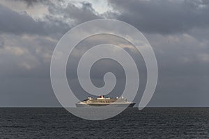 Cruise Ship on the Horizon, at Weymouth.