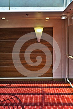 Cruise ship interior