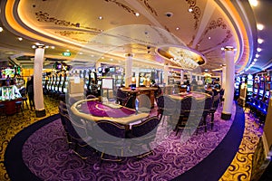 Cruise ship interior