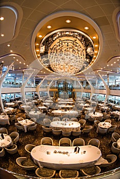 Cruise ship interior