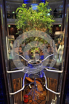 Cruise ship interior