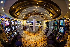 Cruise ship interior