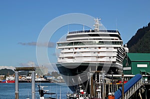 Cruise ship in Juneau Alaska