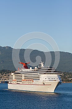 Cruise ship leaving Vancouver Harbour #2