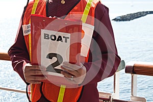 Cruise Ship Lifeboat Drill