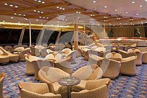 Cruise ship lounge