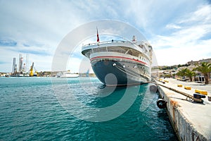 Cruise ship in Malta