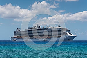 Cruise Ship MSC Seaside in George Town, Grand Cayman Islands, United Kingdom, BWI