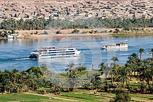 Cruise ship on Nile River photo