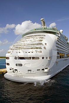 Cruise ship in port Cozumel