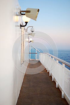 Cruise Ship Rail photo