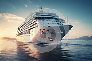 Cruise Ship in the Sea