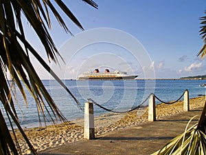 Cruise ship in St. Croix photo