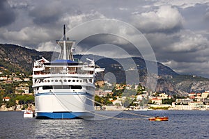 Cruise ship stern