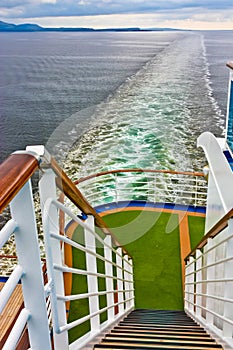 Cruise Ship Stern View
