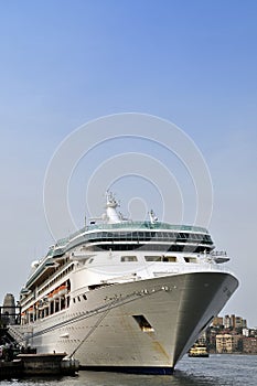 A Cruise Ship in Sydney Harbor